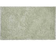 Grund organisch Garn Badteppich, 100% Bio-Baumwolle Garn, ultra soft, rutschfest, ÖKO-TEX-zertifiziert, 5 Jahre Garantie, CALO, Badematte 60x100 cm, jadegrün