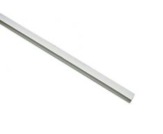 Gardinia Seitenprofil für Rollo weiß 210, Plastik, 210 cm, 2-Einheiten