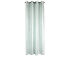 Eurofirany Vorhang Glatt Glitzer Schimmernd Glitter Transparent 8 Ösen Gardinen Durchsichtig Edel Elegant Hochwertig Glamour Schlafzimmer Wohnzimmer Lounge, Mint, 140x250cm