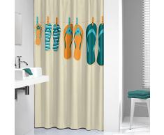 Sealskin Textil Duschvorhang Slippers, B x H: 180 x 200 cm