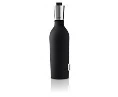 Eva Solo 5706631054317 Weinkaraffe / Bag-in-Box-Karaffe mit Neoprenanzug black 0,75 L, Glas, schwarz, 7 x 7 x 32 cm