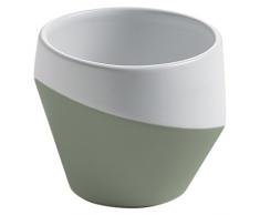Maxwell & Williams Parts Becher, Keramik, weiß, grün, 9.5 x 9 x 8 cm
