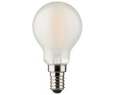 MÜLLER-LICHT 400199 A++, Retro-LED Lampe Miniglobe, ersetzt, Glas, 4W, E14, Weiß, 4.5 x 4.5 x 7.7 cm