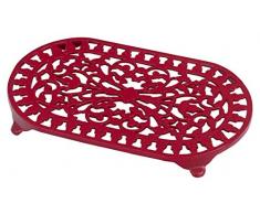 VICTOR Tradition oval Untersetzer, rot