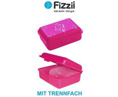 Fizzii Lunchbox (Inkl. Obst-/GemÃ¼sefach, schadstofffrei, spÃ¼lmaschinenfest, Motiv: Pferd)