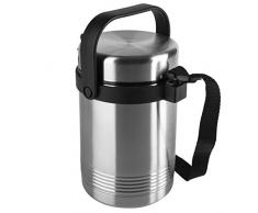 Emsa 504207 Isolierkanne, 1,4 Liter, Edelstahl, Senator Thermo Lunch