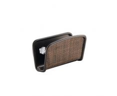 InterDesign Twillo Spülschwammhalter | Ablagekorb für Schwamm, Tropfkratzer etc. | Küchenutensilien Aufbewahrung mit Saugnäpfen | Metall bronze