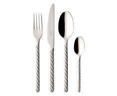 Villeroy & Boch - Montauk Tafelbesteck für bis zu 6 Personen, 24 tlg. Besteckset für große Feiern, Edelstahl, spülmaschinenfest