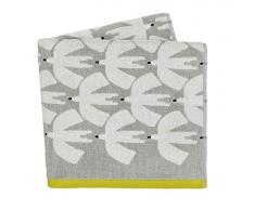 Scion Pajaro Handtücher aus Stahl, 100% Baumwolle, Frottee, 550 g, 50x90