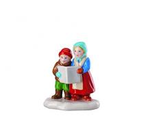 Hutschenreuther Weihnachtsmarkt Singende Kinder (6,7 x 4,5 x 7,8 cm) Porzellanfigur, Porzellan, Bunt