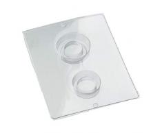 efco 9500004 Gießform Teelicht rund 2-teilig, klar, DIN A4