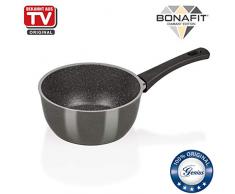 Genius Bonafit Stielkasserolle, Patentierte 3-lagige Beschichtung, Ø18 cm