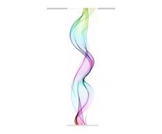 Home Fashion Edmonton Schiebevorhang, Polyester, Bunt, 245X60 cm