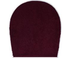 Grund Badteppich 100% Polyacryl, ultra soft, rutschfest, ÖKO-TEX-zertifiziert, 5 Jahre Garantie, RIALTO, WC-Deckelbezug 47x50 cm, rubin