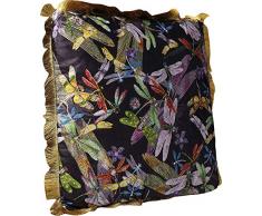 Kare Kissen Tropical Garden Fringe 45x45cm, Mehrfarbig, One Size