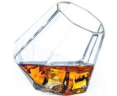 Dragon Glassware Diamant Whiskygläser, 300 ml altmodische Becher, Geschenkverpackung - 2er-Set