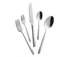 Mulex New Jersey Besteckset 60-TLG.Matt, Edelstahl 18/0 Nickelfrei, silber, 22 x 4 x 2 cm