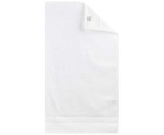 sei Design Frottee Handtuch Aqua Fibro | 100% Ägäis Baumwolle | 50 x 100, 550 g/m², Weiß