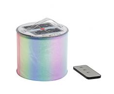 ultron save-E lantern RGB, Solarbetriebene, faltbare LED-Laterne in RGB-Farben, Bis zu 6 Std. Leuchtzeit, Garten, Outdoor, Dekoration, Camping,