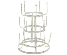 MyGift Vintage Rustikal eisen Mug/Cup/Glas Flasche Organizer Baum Trocknen Rack Ständer