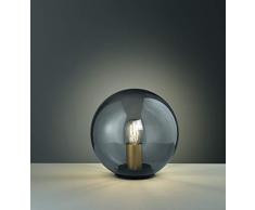 Fischer&Honsel Dini Tischleuchte, Glas, 40 W, schwarz