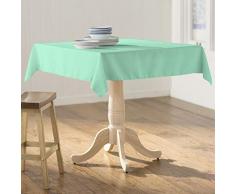 LA Tischdecke, Leinen, Polyester, Popeline, quadratisch Casual 58 x 58 Mint