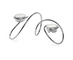 Black+Blum Kerzenhalter T-Loop Chrom, Metall, Standard