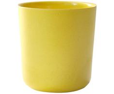 EKOBO Gusto Trinkbecher, 330 ml, lemon, aus Bambus / Melamin, FSC-zertifiziert, BPA-frei, spülmaschinengeeignet