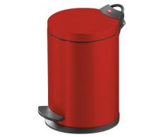 Hailo T2 S, Mülleimer aus Stahlblech, 4 Liter, Müllbeutel-Klemmung, Anti-Rutsch-Fuß, Tragegriff, made in Germany, 0704-259