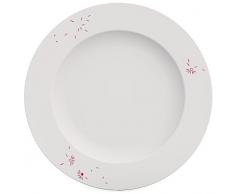 Ornamin Teller flach Ø 27 cm Viento rot Melamin (Modell 1204) / Kunststoffteller, Menüteller, Speiseteller