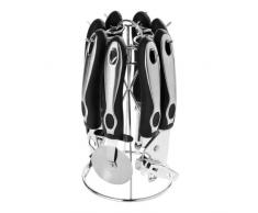Premier Housewares Küchenutensilien mit drehbarem Ständer, 6-teilig