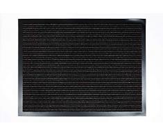 Wanda FuÃmatte - TÃ¼rvorleger - TÃ¼rmatte - LÃ¤ufer - Schmutzfangmatte - Sauberlauf - 60 x 80 cm - grau