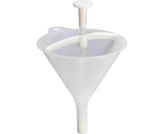 DRYCHTER weiß - Das Original von Fritz Frech für Haushalt und Küche | Der Trichter der dosiert und dichtet | Bekannt aus dem TV | lebensmittelecht und spülmaschinenfest |