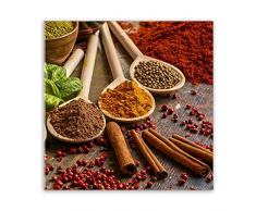 STYLER GL188 Glasbild, Glas, orange, 0.4 x 20 x 20 cm