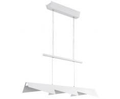 EGLO Höhenverstellbare Pendelleuchte, Metall, Integriert, Weiß