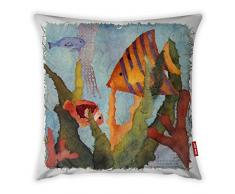 Bonamaison Dekorativ Kissenhülle, Kissenbezug, Zierkissenbezug, Wohnkultur, Für Sofa, Kaffeestube, Größe: 45X45 cm - Entworfen und hergestellt in der Türkei