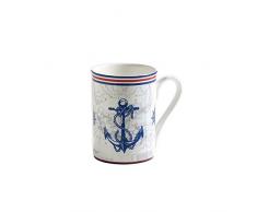 Maxwell & Williams S88004 Nautical Becher, Kaffeebecher, Tasse, Anker, in Geschenkbox, Porzellan