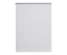 Lichtblick Verdunklungsrollo Haftfix, 45 x 150 cm (B x L) in Weiß, ohne Bohren, moderner und blickdichter Sicht- und Sonnenschutz, Verdunkelungsrollo mit Thermo-Rollo Funktion