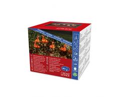 Konstsmide, 6267-803, LED Acryl Flamingos, 5er-Set, 40 bernsteinfarbene Dioden, 24V_AuÃentrafo, weiÃes Kabel