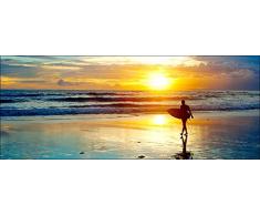 Pro-Art gla1034o Wandbild Glas-Art surfin` III 125 x 50 cm