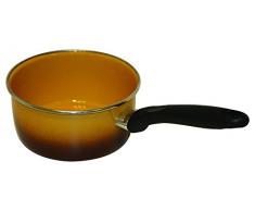 Beka Stielkasserolle, Emaille, Gelb