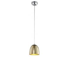 Trio Leuchten Pendelleuchte Ontario Glas, goldfarbig-foliert 305290179