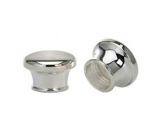 Flaschenverschluss Drehverschluss 3x5 cm versilbert Silber Plated