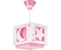 Dalber 63232S Hängeleuchte Rosafarbener Mond Kinderzimmer Lampe Leuchte