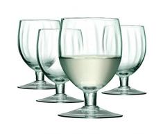 LSA Mia Weingläser, recycelt, 350 ml, umweltfreundlich, 4 Stück