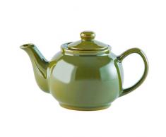 Price & Kensington, 2 Tassen Teekanne, Steingut, olivegrün, glänzend