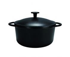 Krüger Karl Topf, Gusseisen, Schwarz, 40 x 20 x 10 cm