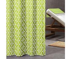 Sealskin Textil Duschvorhang Floreale, Farbe: Grün, B x H: 180 x 200 cm