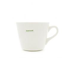 Keith Brymer Jones Kaffeebecher mit Bastard, Porzellan, Weiß,