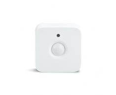 Philips Hue Bewegungssensor intelligenter Bewegungsmelder integrierter Tageslichtsensor Zubehör & Philips Hue White E27 LED Lampe Erweiterung, dimmbar, warmweißes Licht, steuerbar via App, kompatibel